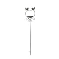100cm Heart w/Birdfeeder + 2 Birds Garden Stake 18.5x12.5x100cm