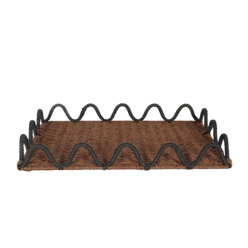 48cm Designer Contemporary  Tray 48x6x30cm