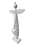 Angel w/Heart Figurine 28x10x61.5cm